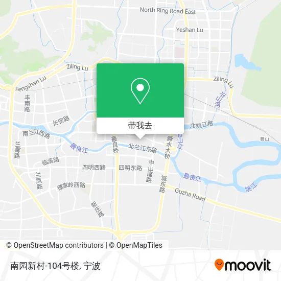 南园新村-104号楼地图