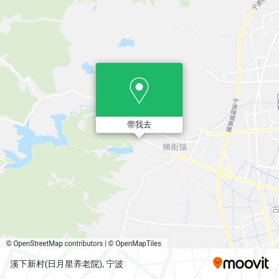 溪下新村(日月星养老院)地图