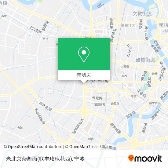 老北京杂酱面(联丰玫瑰苑西)地图