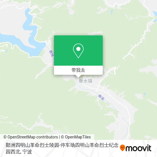 鄞洲四明山革命烈士陵园-停车场四明山革命烈士纪念园西北地图