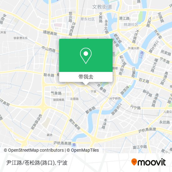 尹江路/苍松路(路口)地图