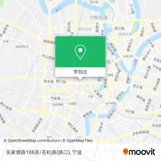 吴家塘路108弄/苍松路(路口)地图