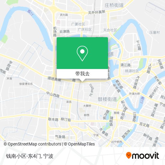 钱南小区-东4门地图