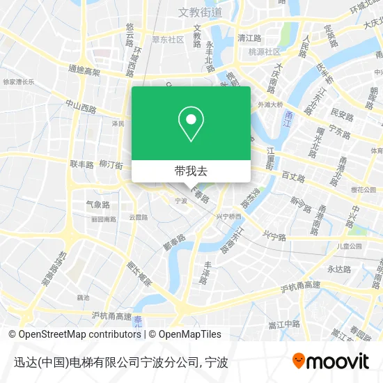 迅达(中国)电梯有限公司宁波分公司地图