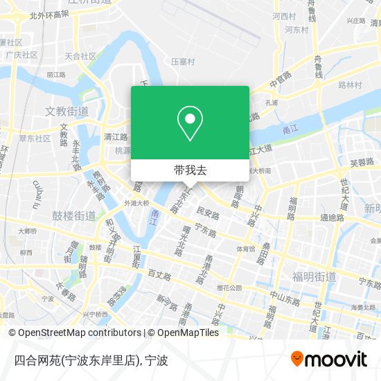四合网苑(宁波东岸里店)地图