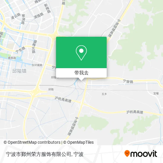 宁波市鄞州荣方服饰有限公司地图