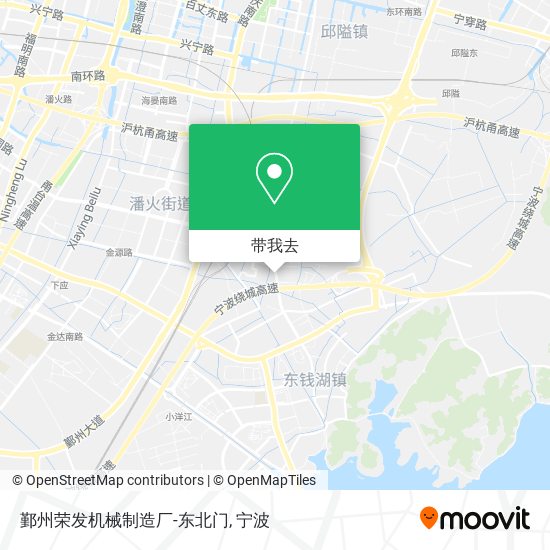 鄞州荣发机械制造厂-东北门地图