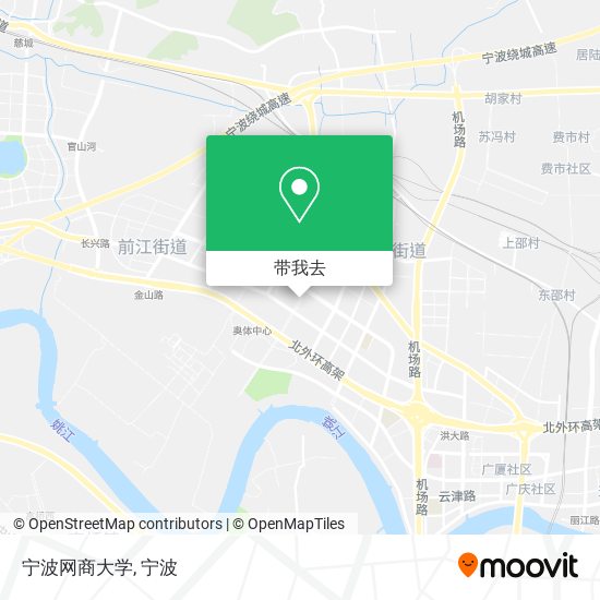 宁波网商大学地图
