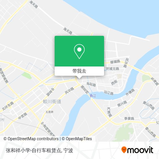 张和祥小学-自行车租赁点地图