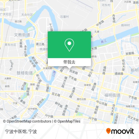 宁波中医馆地图