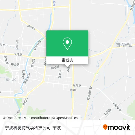 宁波科赛特气动科技公司地图