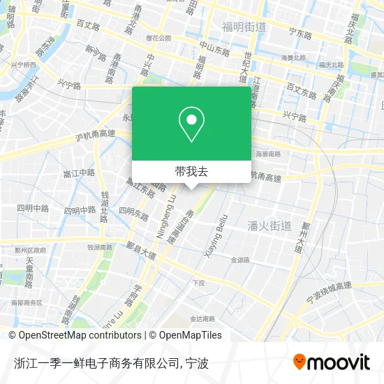 浙江一季一鲜电子商务有限公司地图