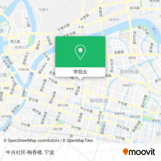 中兴社区-翰香楼地图