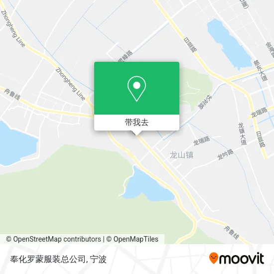 奉化罗蒙服装总公司地图
