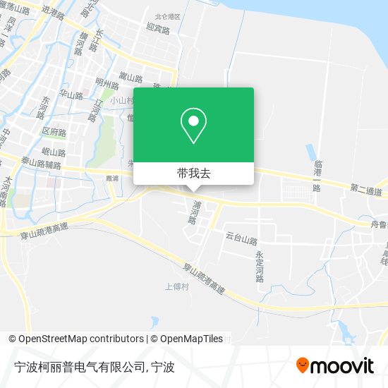 宁波柯丽普电气有限公司地图