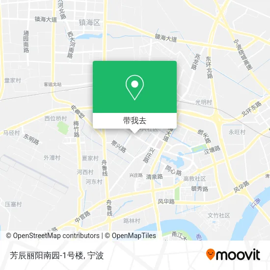 芳辰丽阳南园-1号楼地图