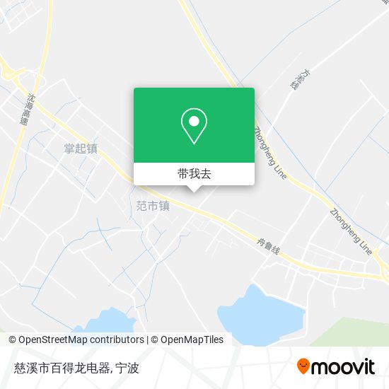 慈溪市百得龙电器地图