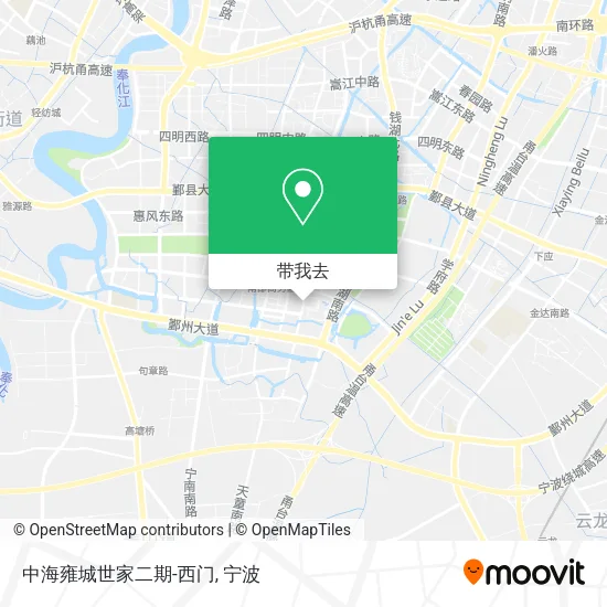 中海雍城世家二期-西门地图