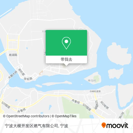宁波大榭开发区燃气有限公司地图