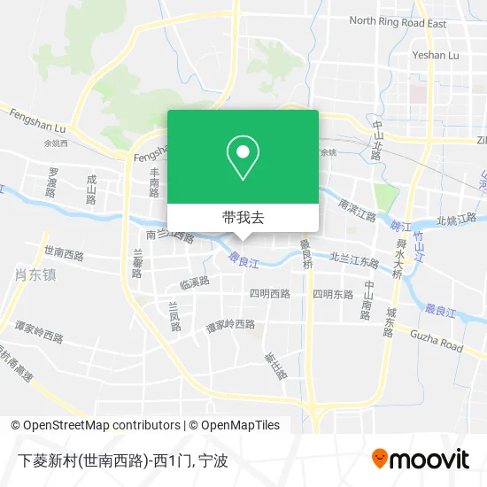 下菱新村(世南西路)-西1门地图