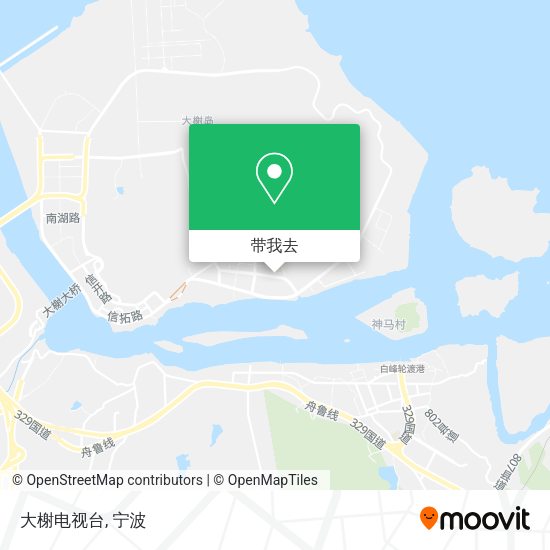 大榭电视台地图
