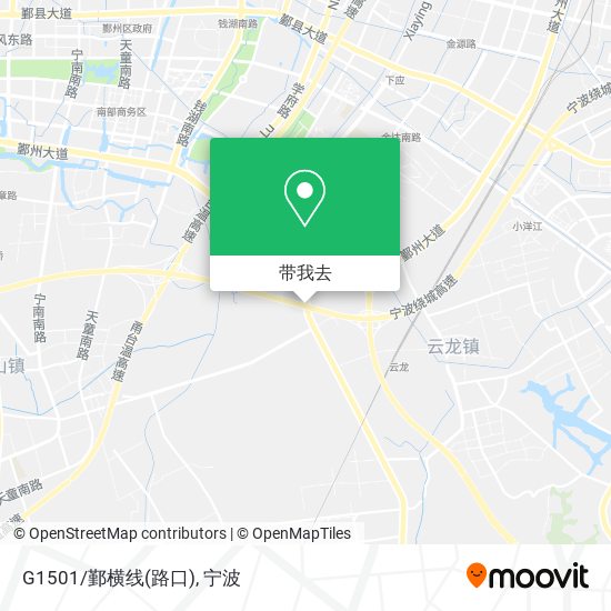 G1501/鄞横线(路口)地图