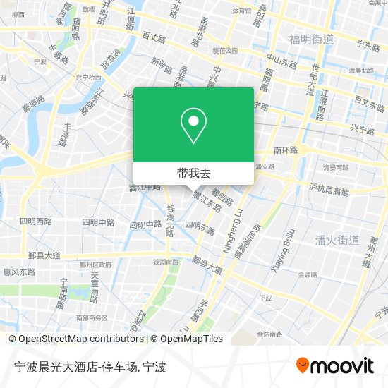 宁波晨光大酒店-停车场地图