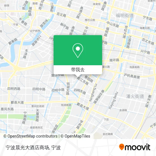 宁波晨光大酒店商场地图