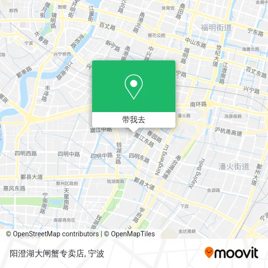 阳澄湖大闸蟹专卖店地图