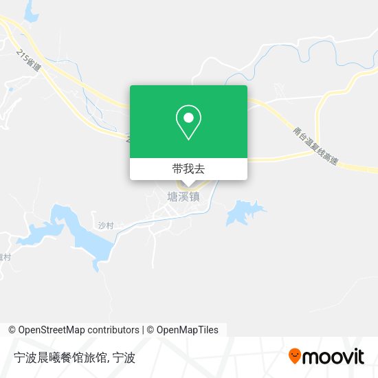 宁波晨曦餐馆旅馆地图
