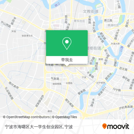 宁波市海曙区大一学生创业园区地图