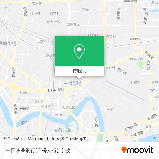 中国农业银行(庄桥支行)地图