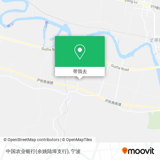 中国农业银行(余姚陆埠支行)地图