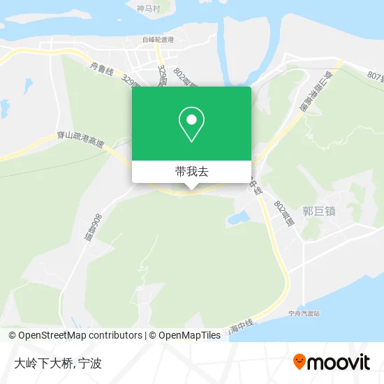 大岭下大桥地图