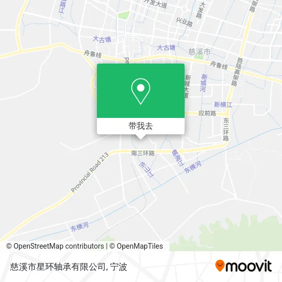 慈溪市星环轴承有限公司地图
