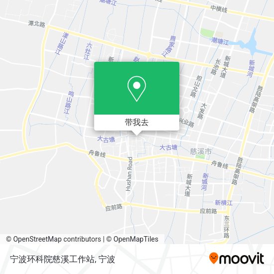 宁波环科院慈溪工作站地图