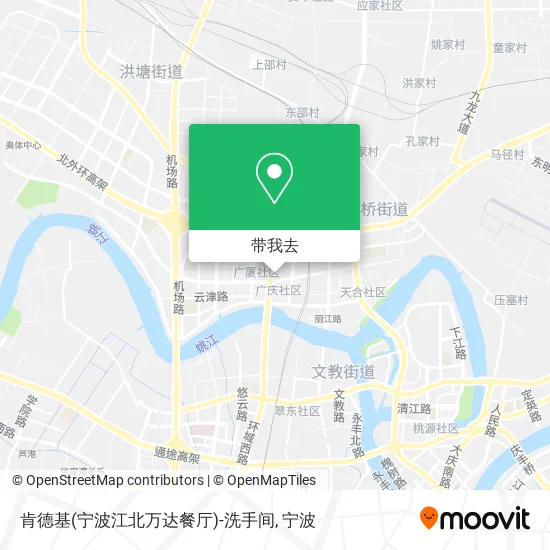 肯德基(宁波江北万达餐厅)-洗手间地图