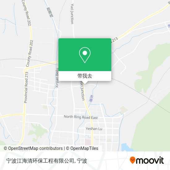 宁波江海清环保工程有限公司地图