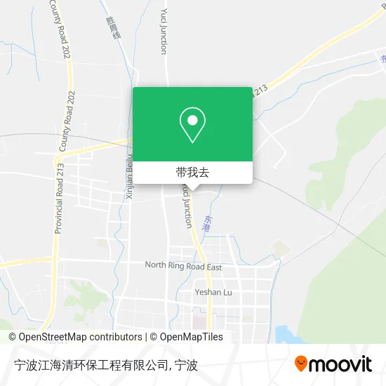 宁波江海清环保工程有限公司地图