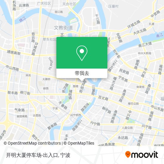 开明大厦停车场-出入口地图