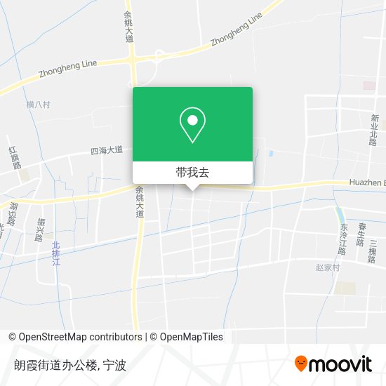 朗霞街道办公楼地图