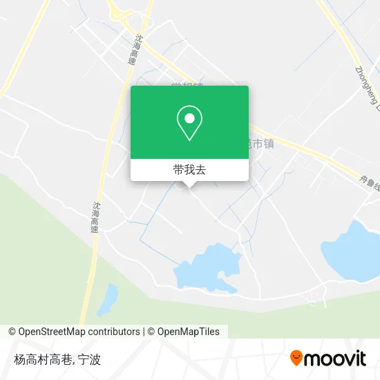 杨高村高巷地图