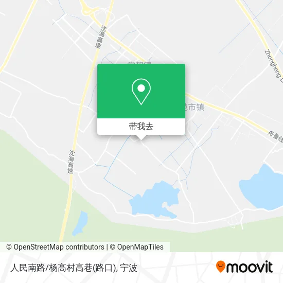 人民南路/杨高村高巷(路口)地图