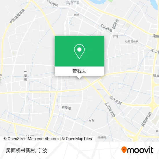 卖面桥村新村地图