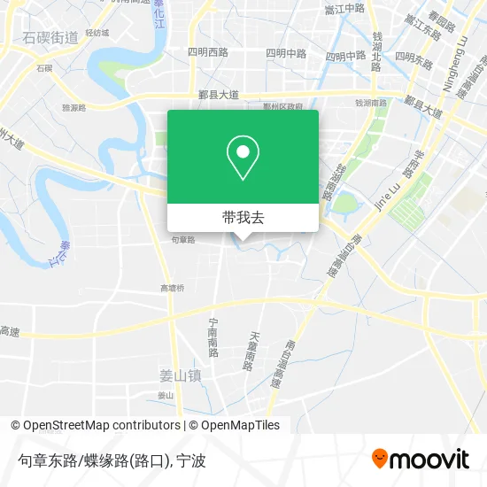 句章东路/蝶缘路(路口)地图