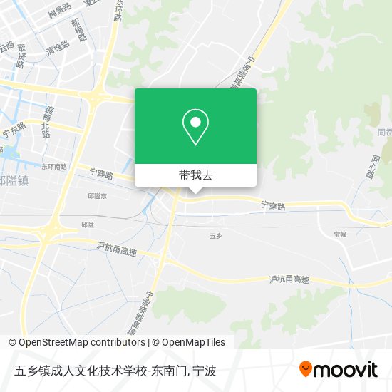 五乡镇成人文化技术学校-东南门地图