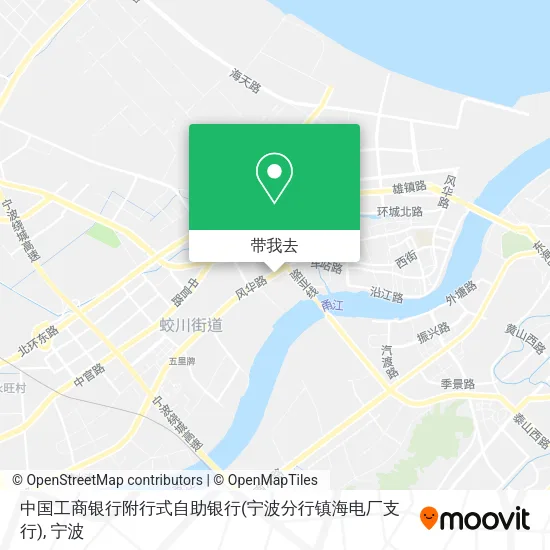 中国工商银行附行式自助银行(宁波分行镇海电厂支行)地图