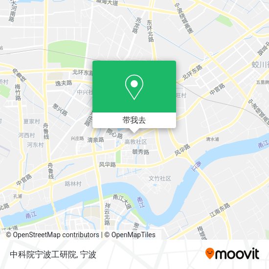中科院宁波工研院地图