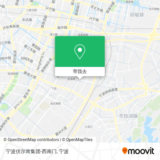 宁波伏尔肯集团-西南门地图