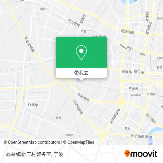 高桥镇新庄村警务室地图